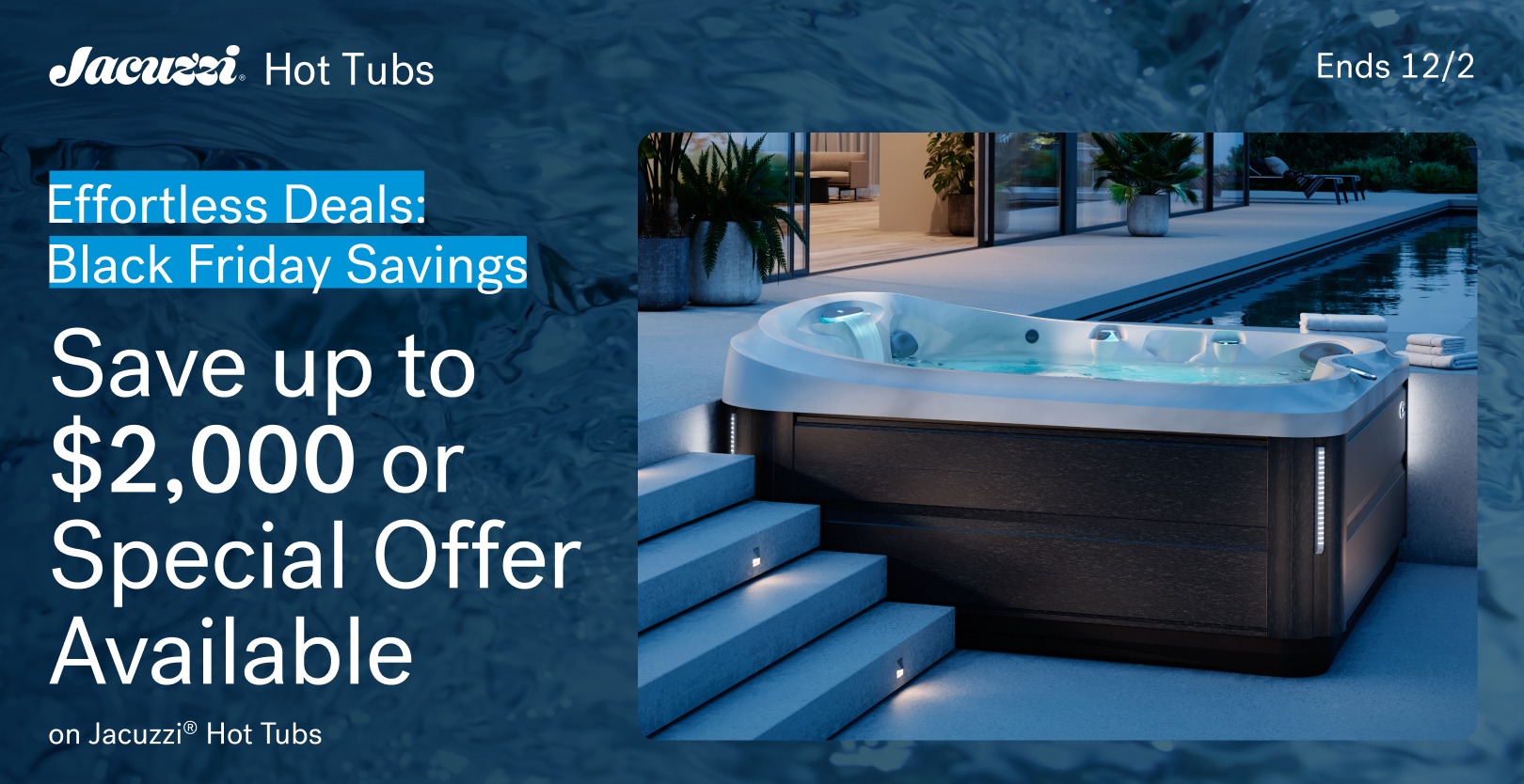 Jacuzzi Hot Tubs Black Friday Sales Event