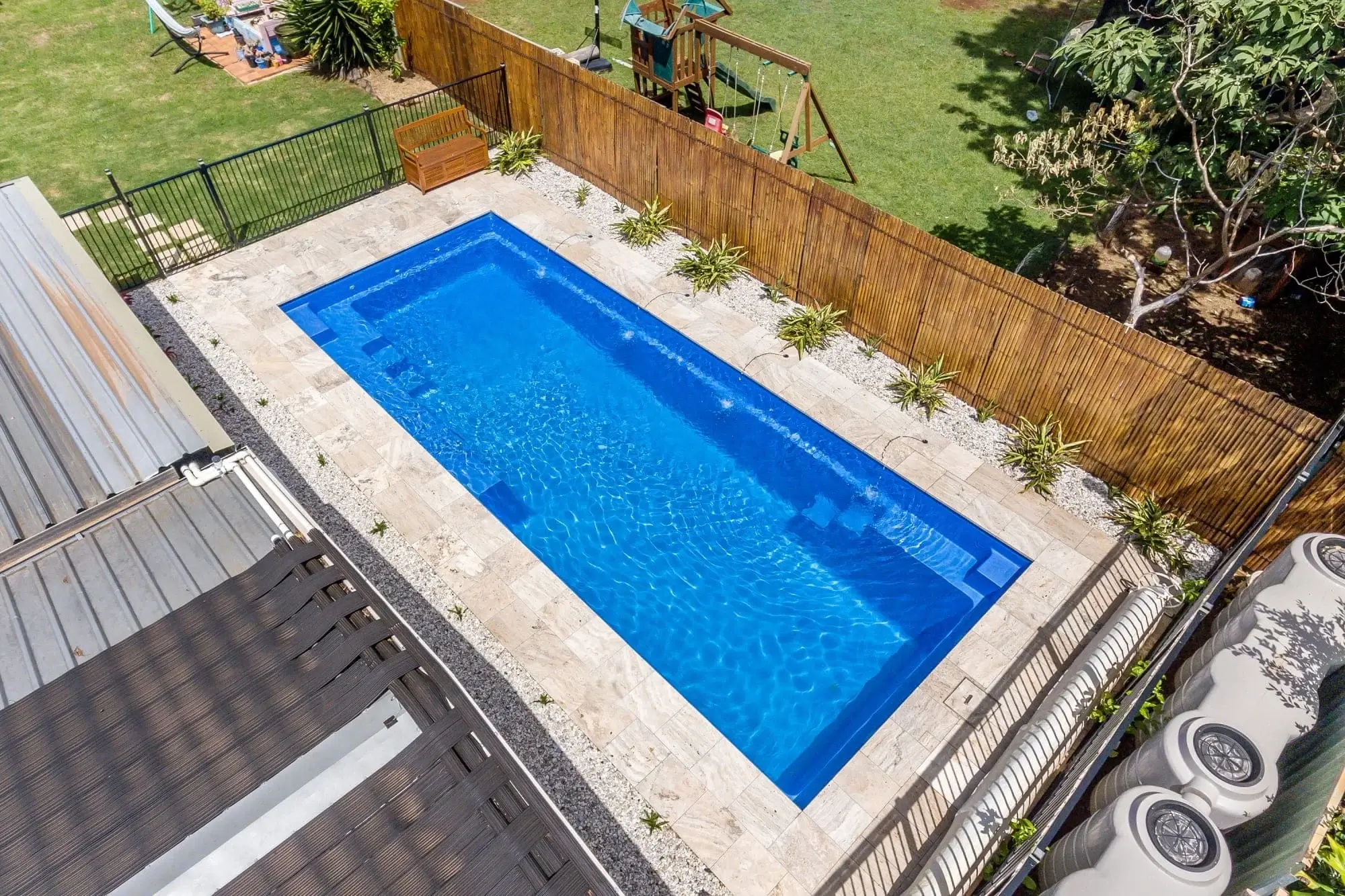 latham fibergalss pool Toowoomba Serene 9 Mediterranean Pearl 5