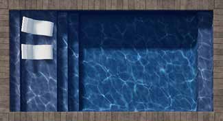 the lounger with bench overhead