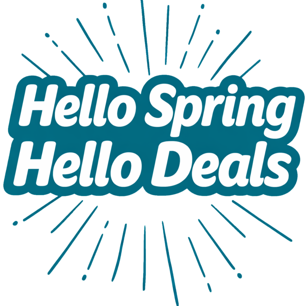 hello spring hello deals artesian logo