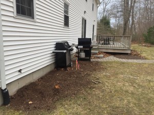 Before Picture - Jacuzzi, Firepit, Outdoor Lighting and patio - Construction by Signature Pool and Spas